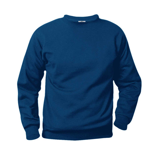 Unisex Crewneck Fleece Sweatshirt w/Logo - 1301