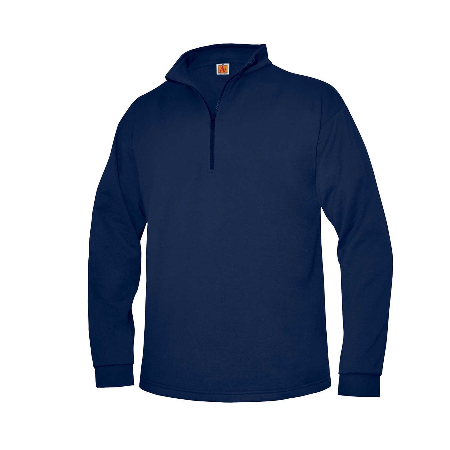 Quarter Zip Pullover Fleece Sweatshirt w/Logo - 1301